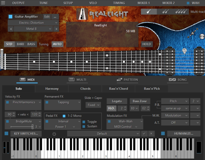 虚拟电吉他手6!MusicLab RealEight 6 v6.1.0.7549 WIN版 -KK音频资源网