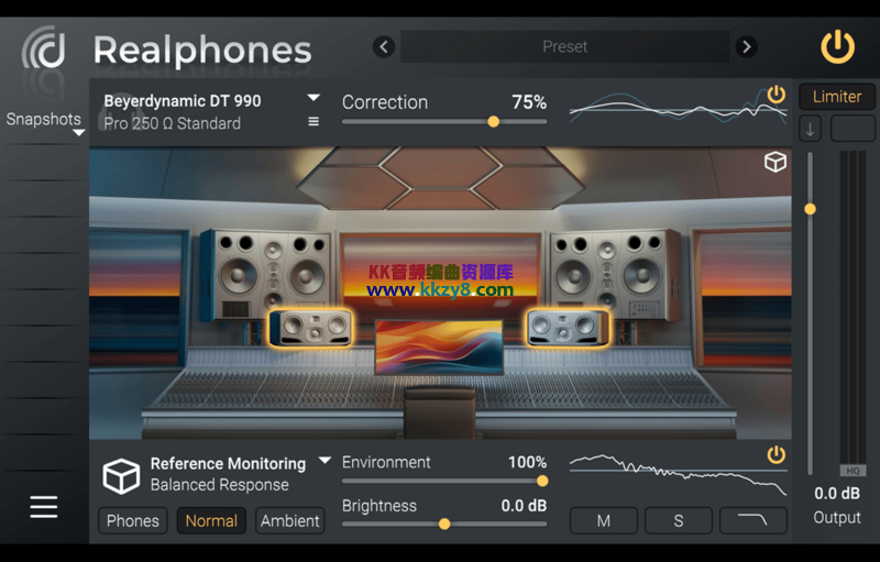 专业耳机校准 + 音箱模拟软件！dSONIQ Realphones 2 Ultimate v2.0.24 WIN版-KK音频资源网