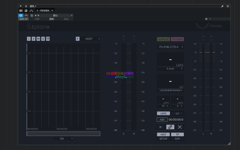【已提取】免安装FENNEK(零延迟响度表)【VST3】-KK音频资源网