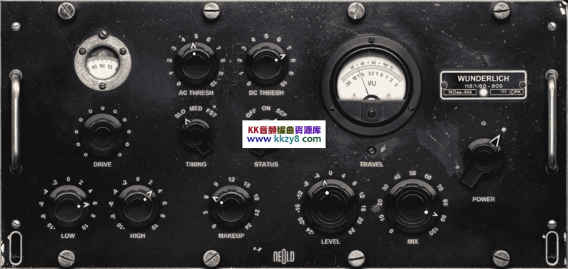 插件联盟系列电子管话放染色插件！Plugin Alliance NEOLD WUNDERLICH v1.0.0 WIN&MAC U2B-KK音频资源网