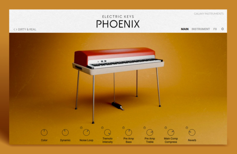 凤凰经典复古电钢琴音色库!Native Instruments Electric Keys Phoenix KONTAKT-KK音频资源网