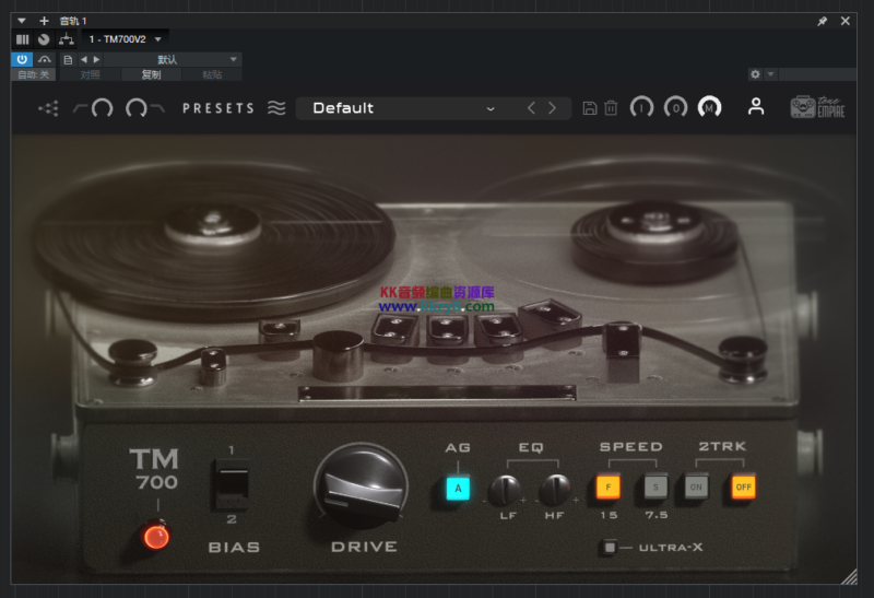 插件提取免安装ToneEmpireTM700V2磁带机-KK音频资源网