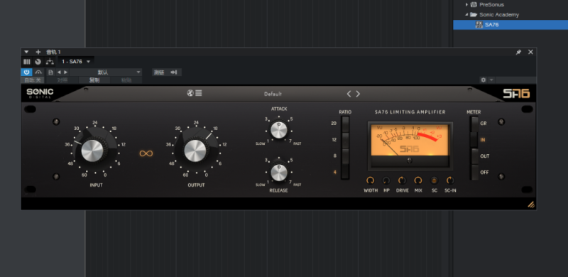 64BT插件提取——Sonic Academy – SA76压缩器-KK音频资源网