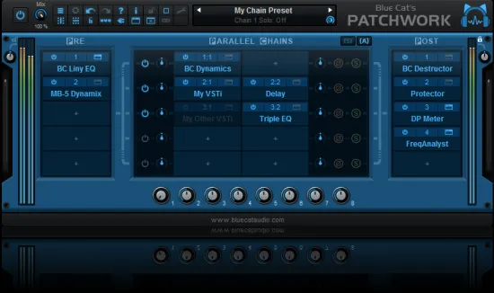[重新打包：蓝猫机架] Blue Cat Audio Patchwork v2.73 Repack-TCD [WiN]（60MB）-KK音频资源网