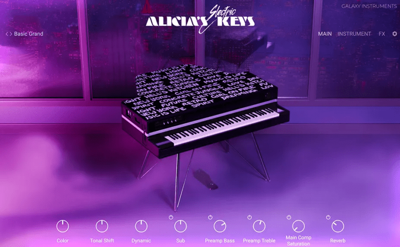 爱丽丝电钢琴音源！Native Instruments Alicia’s Electric Keys KONTAKT-KK音频资源网