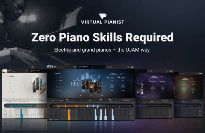智能钢琴音源四套合集!UJAM Virtual Pianist bundle v1.3.1 WIN版-KK音频资源网