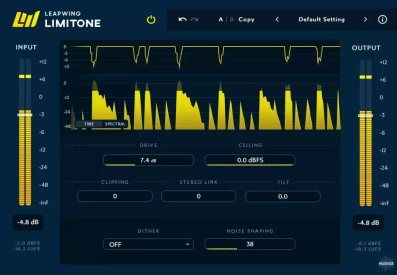 频谱式限制器效果器!Leapwing Audio LimitOne v1.0.0 WIN版-KK音频资源网