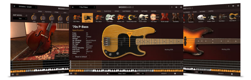 专业建模贝斯音源!IK Multimedia MODO BASS 2 v2.0.3 WIN&MAC-KK音频资源网