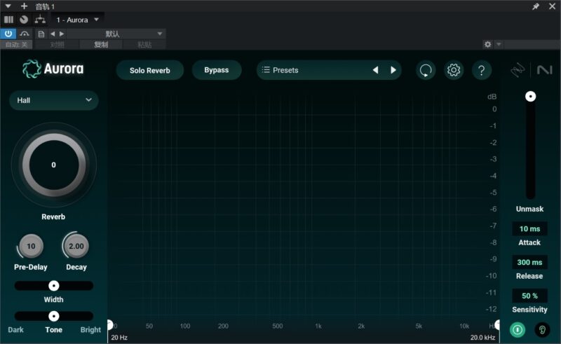 最新极光智能混响效果器！iZotope Aurora v1.0.0 WIN&MAC-KK音频资源网