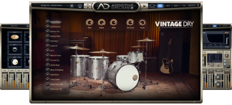 最新ADD2鼓手音源UI全面升级!XLN Audio Addictive Drums 2 Complete v2.5.0.11 WIN版-KK音频资源网