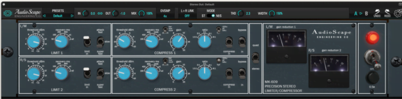 经典复刻总线压缩效果器！Kiive Audio Audioscape MK-609 v1.0.2 WIN&MAC-KK音频资源网