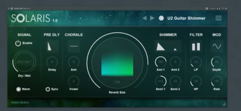 [太空宇宙感混响]Adam Szabo Solaris v1.100.0.0 x64 x86 VST VST3 [WiN]（48MB）-KK音频资源网