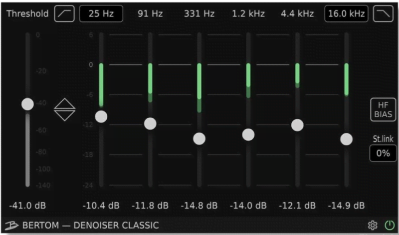 [自动化零延迟降噪插件]Bertom Audio Denoiser Classic v3.0.8 x64 x86 VST3 AU AAX [WiN, MacOSX, LiNUX]（22MB）-KK音频资源网