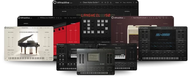 [音源播放器插件]Tracktion Software Attracktive v1.0.9 and v1.0.2 Internal [WiN]（18.9MB）-KK音频资源网