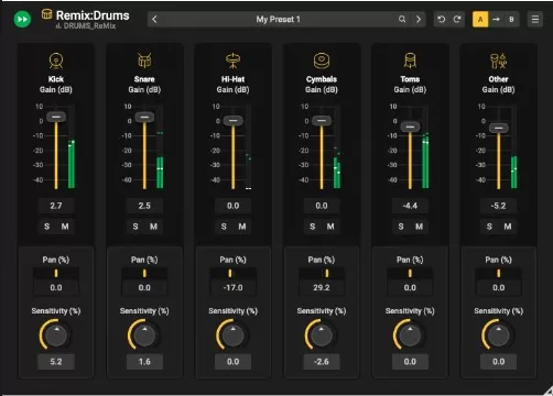 [实时鼓组分离插件]Acon Digital Remix Drums v1.0.1 [MacOSX]（37.9MB）-KK音频资源网