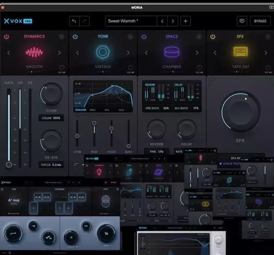 [更新：终极人声混音套件] Nuro Audio XVOX Pro v1.0.6 [WiN, MacOSX]（64MB+1.08GB）-KK音频资源网