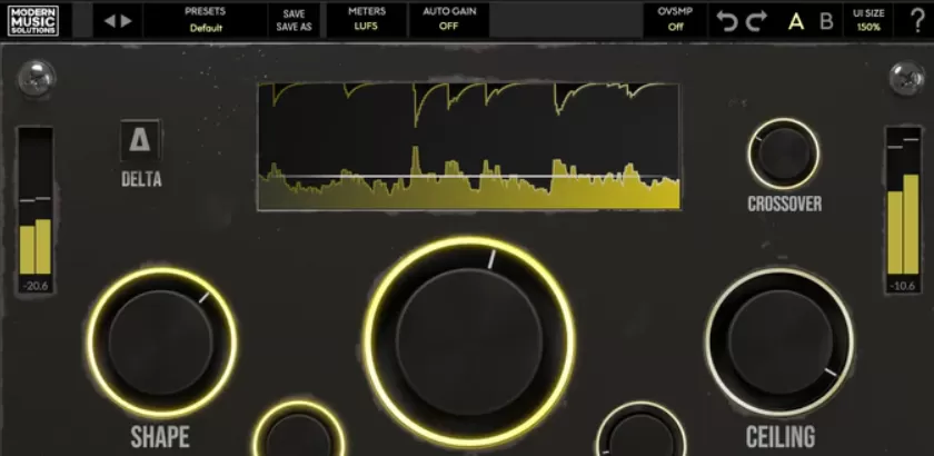 [高级峰值削波器]Modern Music Solutions NovaClip v1.0.5 [WiN, MacOSX]（79MB+32MB）-KK音频资源网