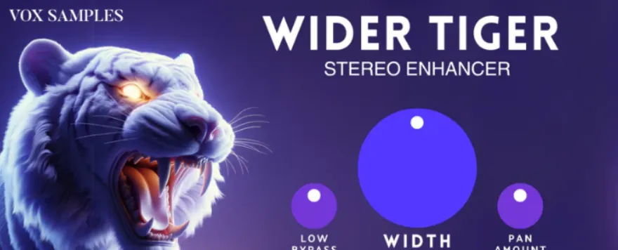 [立体声增强插件]Wider Tiger Stereo Enhancer 1.2.0 [WiN, MacOSX]（11MB）-KK音频资源网