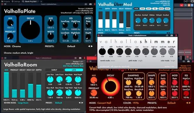 [一键安装免激活版经典混响插件套装]ValhallaDSP bundle 2025.5 VR[WiN]（12MB）-KK音频资源网