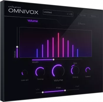[声音后期塑造器]Cymatics OMNIVOX Harmony Engine v1.0.0 [WiN, MacOSX]（15.3MB）-KK音频资源网