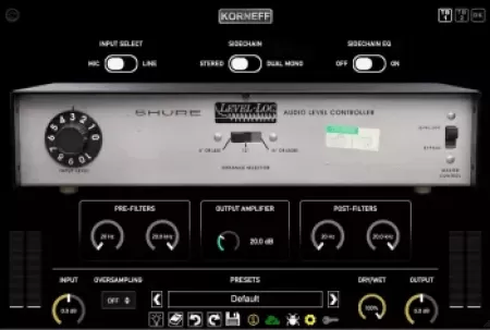 [终极个性压缩器]Korneff Audio Shure Level-Loc v1.0.2 [WiN]（25.4MB）-KK音频资源网