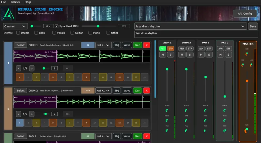 [AI驱动的VST插件] InnerMost47 Obsidian v0.4.7 (Real-time AI Music Generator For Live Performance) VST3 STANDALONE [WiN, MacOSX]（12MB)-KK音频资源网