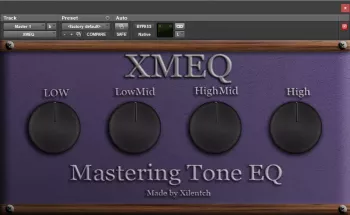 [母带音色均衡器] Xilentch by XMEQ Mastering Tone EQ AAX-VST3-AU [WiN, MacOSX]（16.95MB）-KK音频资源网