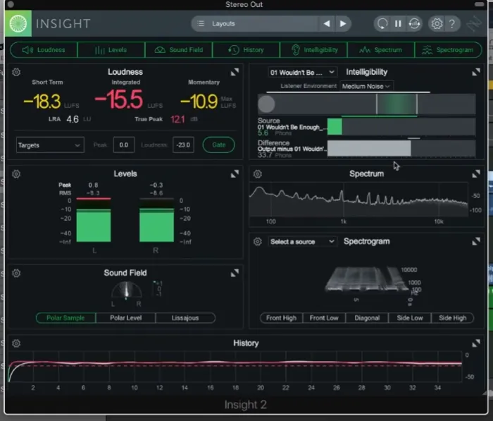 [频谱响度综合分析插件]iZotope Insight 2 v2.6.0.350 [WiN]（28.88MB）-KK音频资源网
