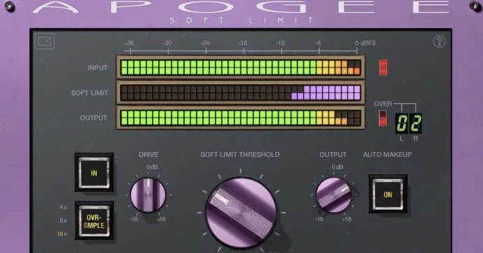 [磁带模拟插件] Apogee Soft Limit v1.0.15 [WiN, MacOSX]（120MB+40MB）-KK音频资源网