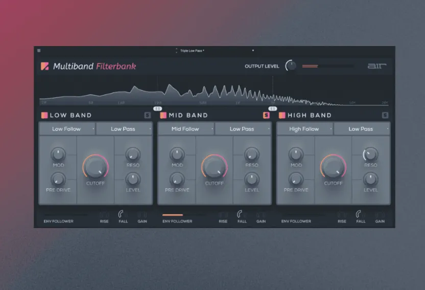 [3频段滤波器]AIR Music Technology AIR Multiband Filterbank v1.0.0.37-TeamCubeadooby [WiN]（16.6MB）-KK音频资源网