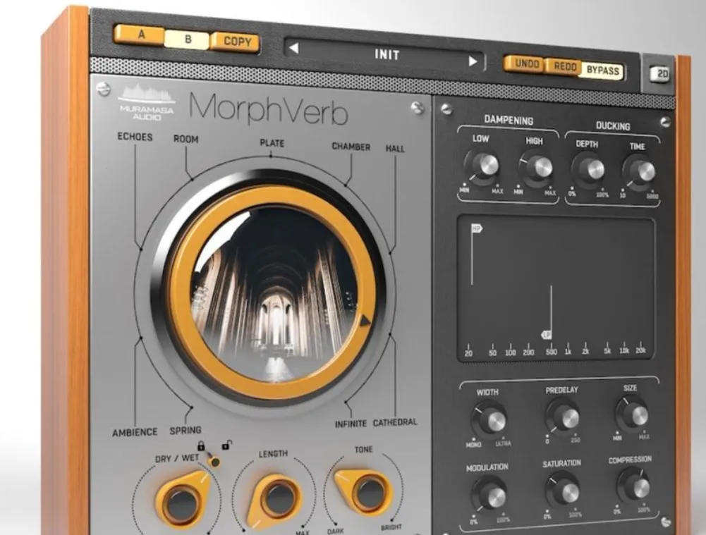 [高级动态多功能交叉变化混响]UnitedPlugins Muramasa MorphVerb v4.0 [WiN]（38.7MB）-KK音频资源网