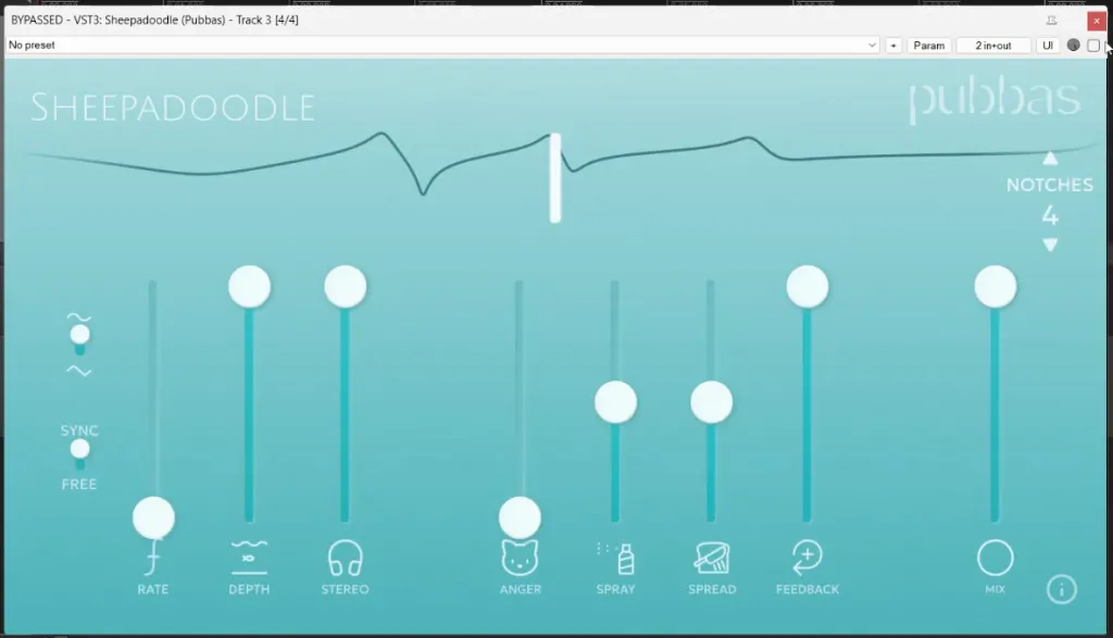 [用金钱买不到的最佳移相器]Pubbas Sheepadoodle Phaser v1.0.1 VST3 AU [WiN, MacOSX]（15MB)-KK音频资源网