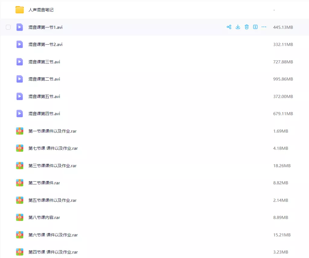 音乐人网声混班课程-KK音频资源网