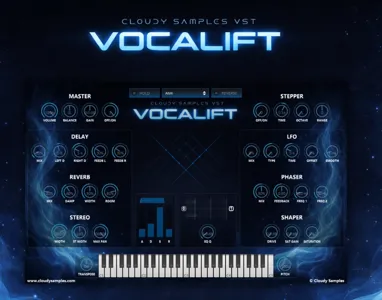 [顶级切片效果插件] Cloudy Samples Vocalift v1.0 [WiN, MacOSX]（72MB）-KK音频资源网