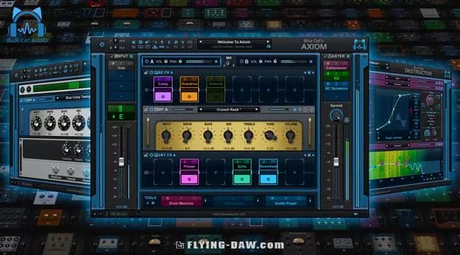 [吉他贝斯多效果处理放大器模拟插件]Blue Cat Audio Axiom v2.2 [WiN]（89MB）-KK音频资源网