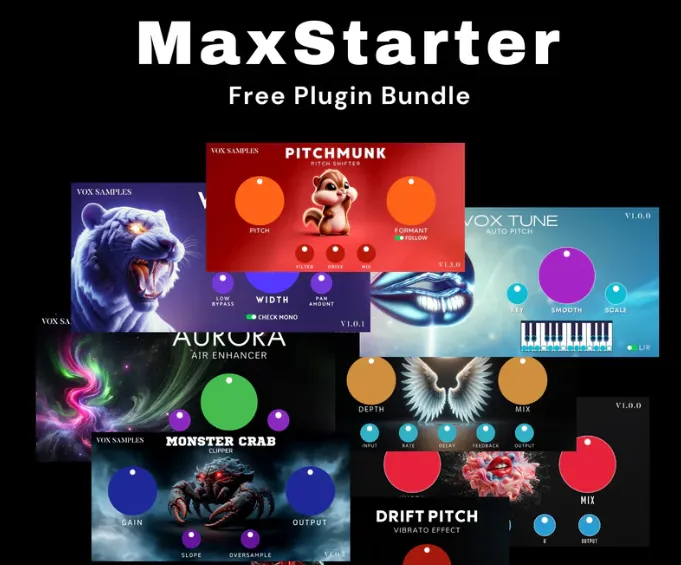 [Vox Samples系列插件合集]Vox Samples MaxStarter Plugins Bundle 2025-03 VST3 AU AAX [WiN, MacOSX]（237MB）-KK音频资源网