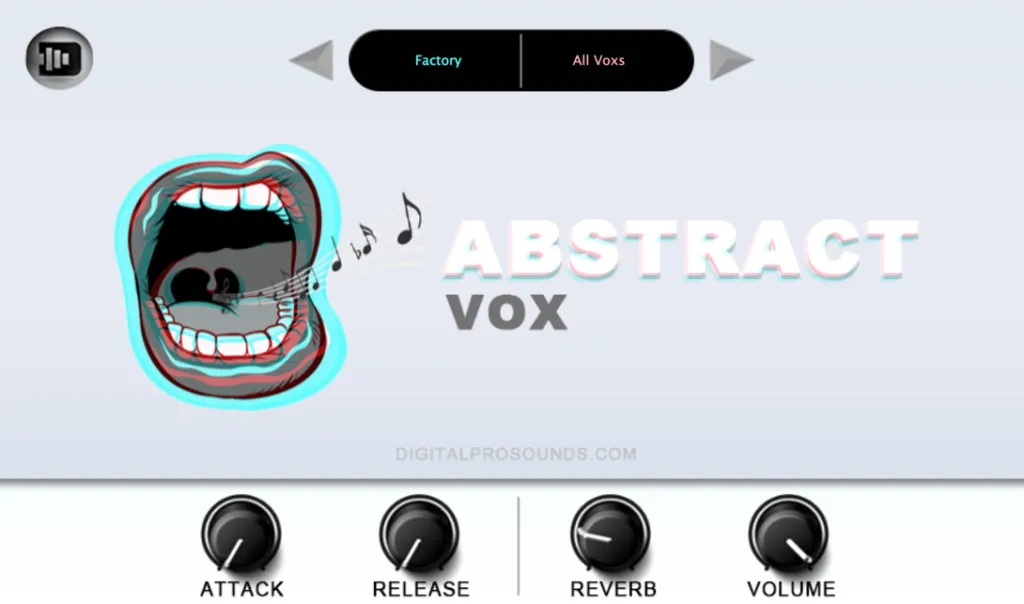 [人声采样器]Digital Pro Sounds Abstract Vox (Vocal Sampler) v1.0 x64 x86 VST AU [WiN, MacOSX]（134MB）-KK音频资源网