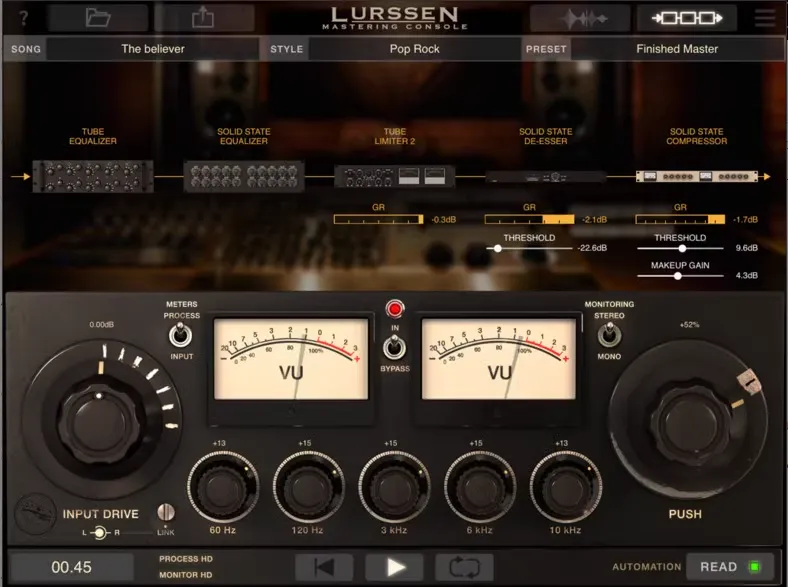 [更新：尊龙一键母带制作工具] IK Multimedia Lurssen Mastering Console v1.2.0 Incl Keygen-R2R [WiN]（76.6MB）-KK音频资源网
