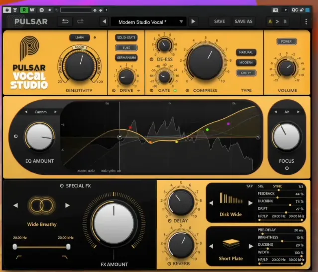[一体化全能人声混音插件]Pulsar Audio Vocal Studio v1.0.16 REPACK-R2R [WiN]（52.9MB）-KK音频资源网
