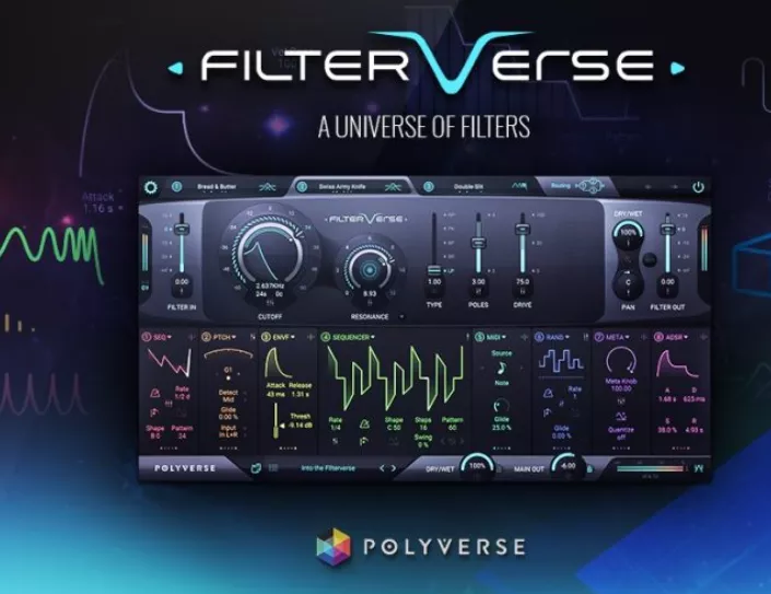 [最强大的多滤波器插件] Polyverse Music Filterverse v1.2.1 Incl Patched and Keygen-R2R [WiN]（35.3MB）-KK音频资源网