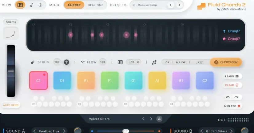 [黑科技智能和弦插件]Pitch Innovations Fluid Chords 2 v1.0.1-TeamCubeadooby [WiN]（425MB）-KK音频资源网
