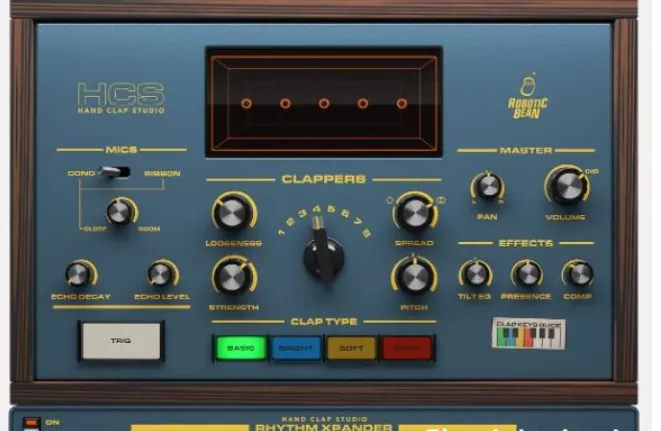 [制作拍手声和响指声的终极工具]Robotic Bean Hand Clap Studio v1.4.0 Incl Keygen-R2R [WiN, MacOSX]（210MB+231.4MB）-KK音频资源网