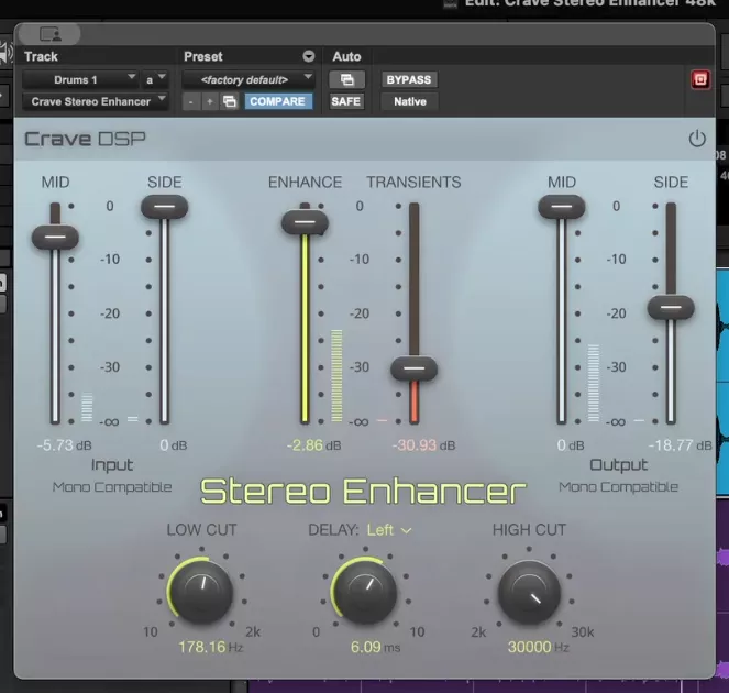 [立体声增强器]Crave DSP Stereo Enhancer v1.0.5-BUBBiX [WiN]（4.99MB）-KK音频资源网