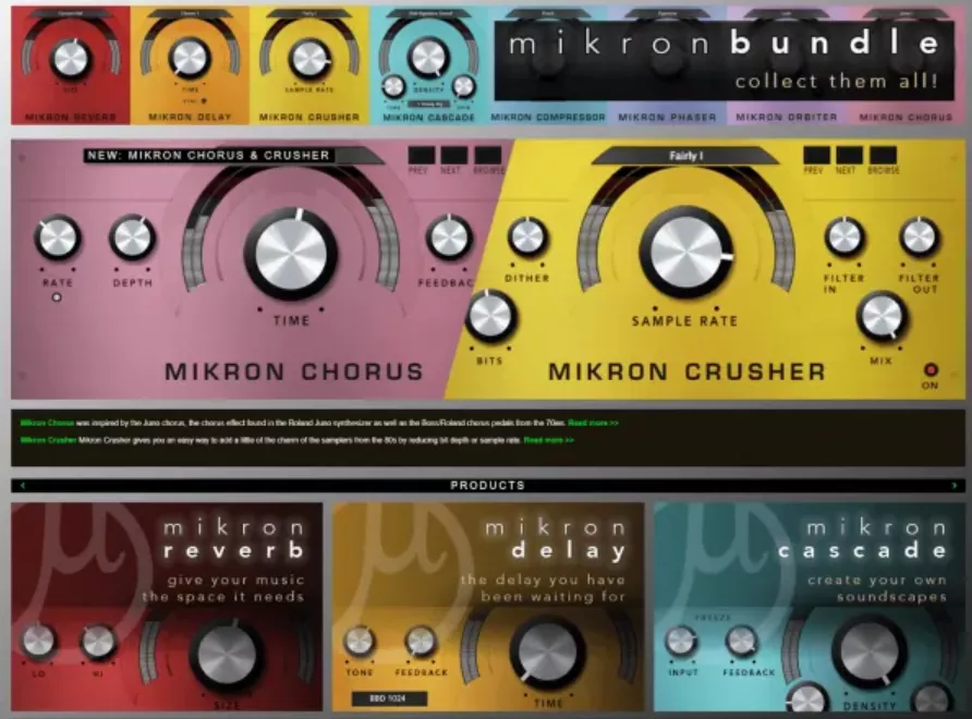 [112dB Mikron 系列插件合集]112dB Mikron Bundle v1.1.1 Incl Patched and Keygen-R2R [WiN]（12.9MB）-KK音频资源网