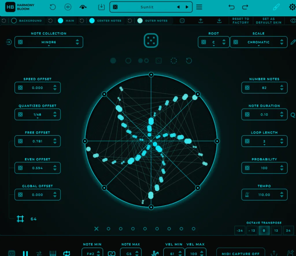 [MIDI生成器工具]Mario Nieto Harmony Bloom v1.3.5 [WiN, MacOSX]（6.88MB+16.7MB+57.42MB）-KK音频资源网