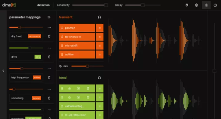 [完美的瞬态-音调分离插件] time off audio dime [tt] v1.2.1 Patched Incl. Keygen-MOCHA [WiN]（6.2MB）-KK音频资源网