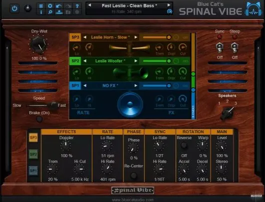 [旋转扬声器控制插件] Blue Cat Audio Spinal Vibe v1.0.1-TCD [WiN]（16MB）-KK音频资源网
