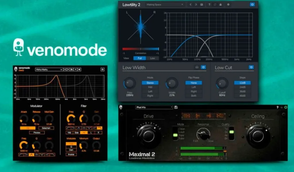 [6个创意插件全集] Venomode Bundle 2025-08 [WiN]（70.76MB）-KK音频资源网