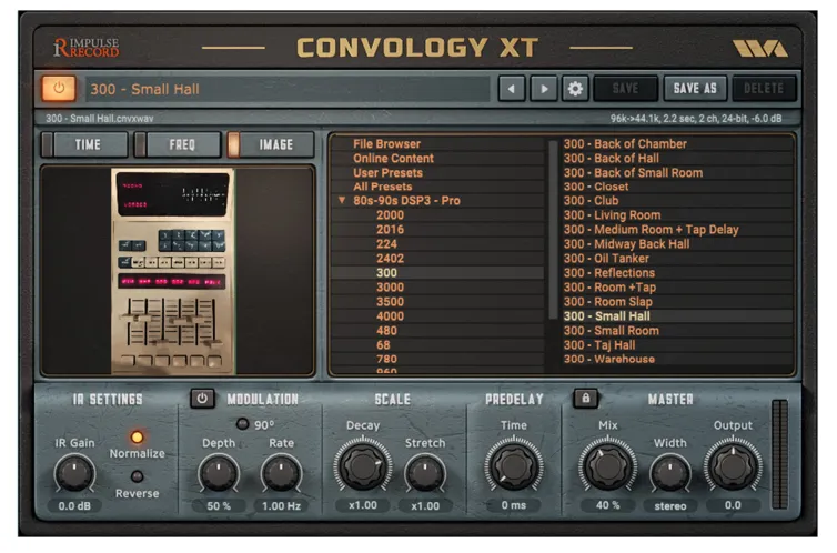 [世界级卷积混响+完整库] Wave Arts Impulse Record Convology XT Binaries Update Only v1.34 [WiN, MacOSX]（6.75GB+）-KK音频资源网