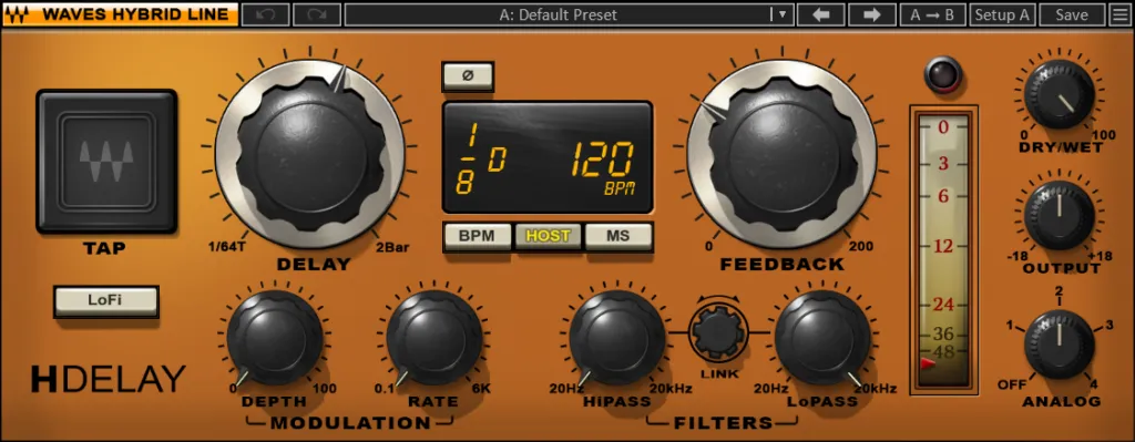 Waves-H-Delay.bundle【单插件版64BT】支持格式AAX/VST3-KK音频资源网